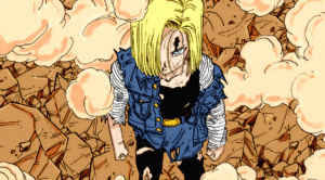 Dragon Ball Z Cell And Android 18 Statue